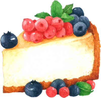 Berry Cheesecake Slice